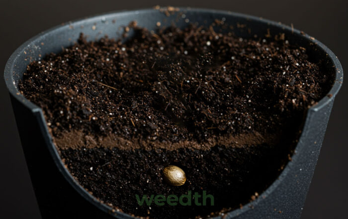 showing no signs of germination despite proper conditions, highlighting a failed germination attempt