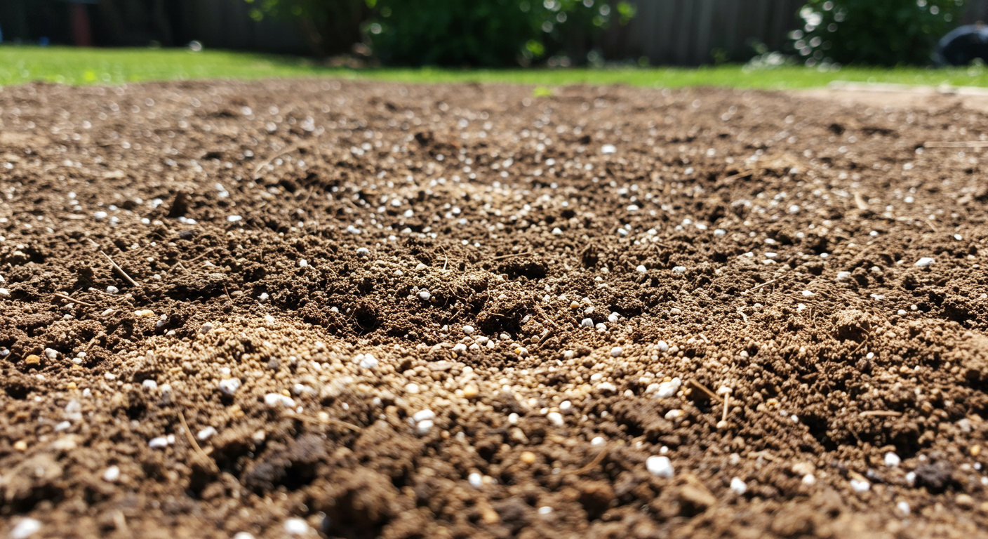 healty loamy soil prepared for cannabis