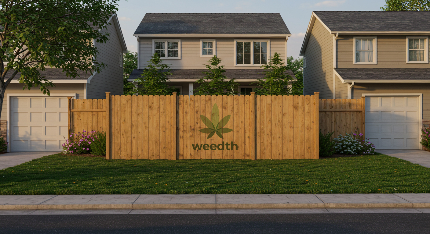 Outdoor backyard security and privacy setup